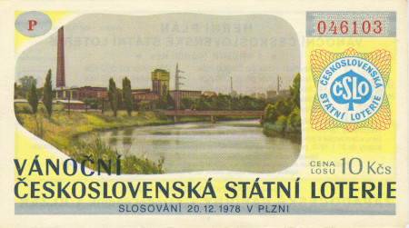 los ČSLO 1978 - plzeňská papírna
